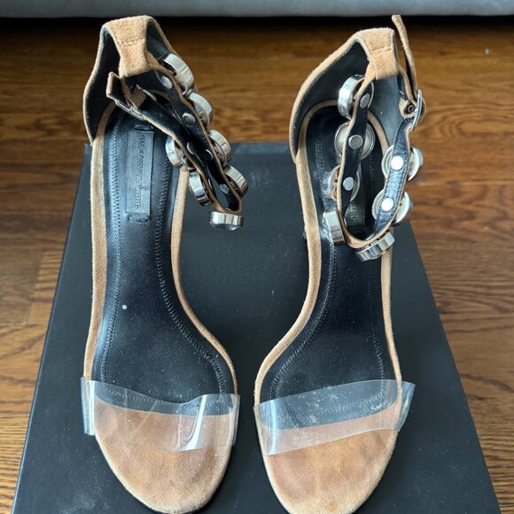 Alexander Wang Crystal Brynn Sandal in Brown - Picture 1 of 5